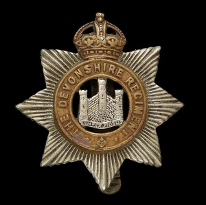 The Devonshire Regiment Cap Badge - Picture 1 of 2