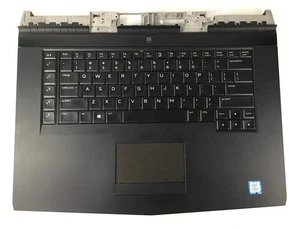VN6FK AP1JM000310 DELL TOP COVER HANDAUFLAGE MIT Tastatur ALIENWARE 15 R3 P69F - Bild 1 von 4
