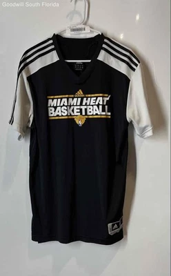 Camiseta de baloncesto Adidas para hombre negra NBA Miami Heat Dwyane Wade #3 talla L Foto 1 de 4