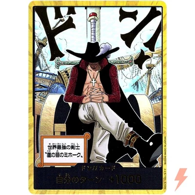 DON !! Card Gold Frame (Hawk-Eyes Mihawk) - ONE PIECE Card Game Japanese - Image 1 of 2