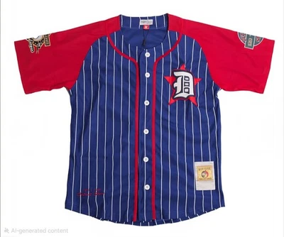 Camiseta deportiva de béisbol retro Detroit Stars negra League #24 tocados clásicos talla pequeña Foto 1 de 2