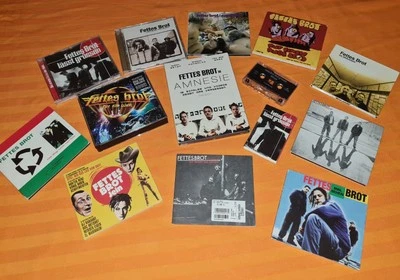 Fettes Brot 15CDs Tape Kassette Sammlung Paket Hip Hop Spax Master P Eißfeldt  - Bild 1 von 4