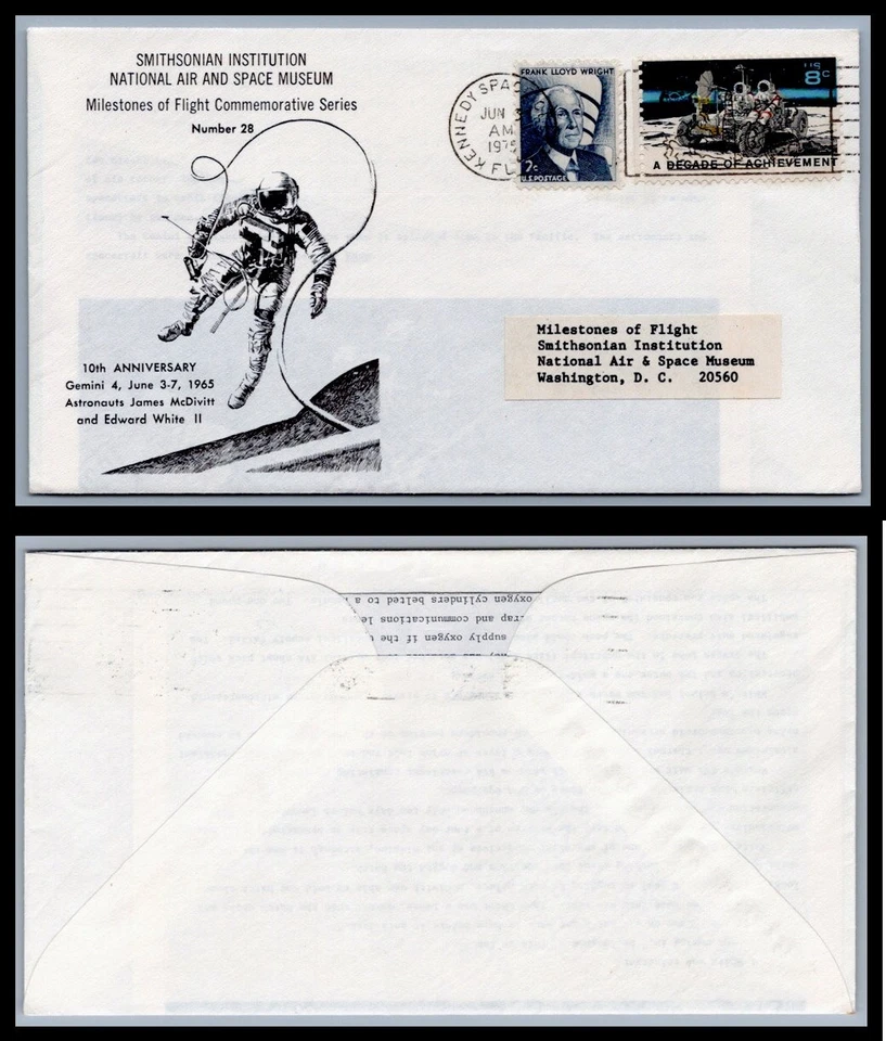 US Event # 1435 8c Space Achievement  Smithsonian  #28  1971, 9Q1362 - Image 1 of 1