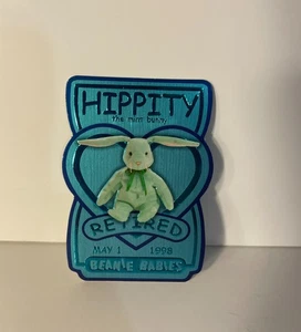 Ty Beanie Baby TRADING CARD - Series 3 - HIPPITY - Retired - Teal - 11301/20160 - Picture 1 of 2