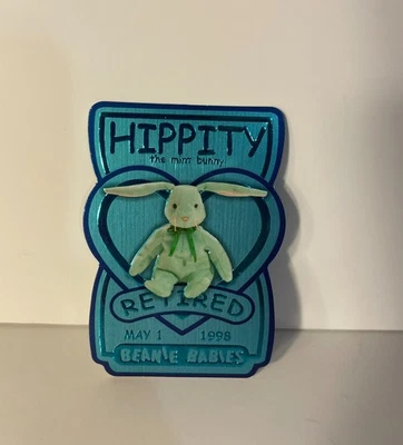 Ty Beanie Baby TRADING CARD - Series 3 - HIPPITY - Retired - Teal - 11301/20160 - Image 1 of 2