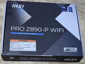 Msi PRO Z890-P WIFI Intel Socket 1851/Z890/Ddr5/ ATX Motherboard  - Picture 1 of 4