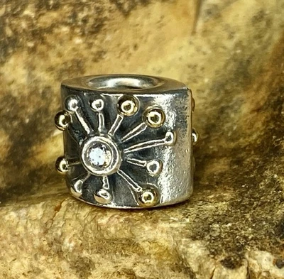 Pandora Retirado Ale 925 Plata Esterlina Estrella del Desierto Circonita cúbica Dije Foto 1 de 4