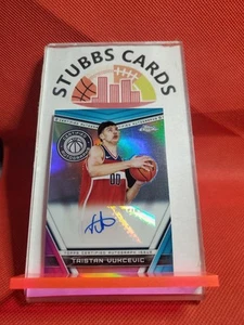 2023-24 Topps Chrome - Certified Autographs #CA-TV Tristan Vukcevic (AU, RC) - Picture 1 of 2