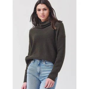 Vince Boiled Cashmere cowl Neck Pullover Size XS $448 - Picture 1 of 6