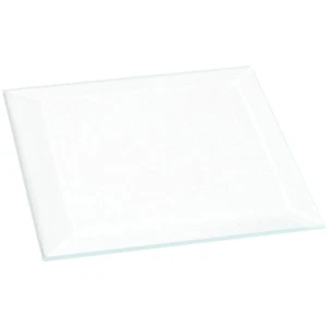 Vidrio transparente biselado Plymor 2,5" cuadrado, 3 mm de grosor - Imagen 1 de 1