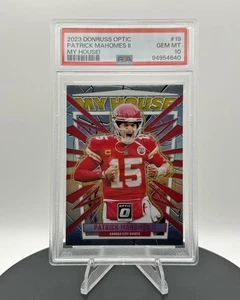2023 Donruss Optic Patrick Mahomes #19 My House Silver Prizm PSA 10  - Bild 1 von 2