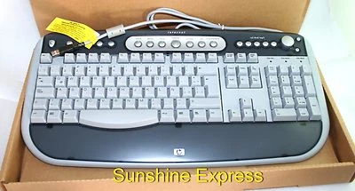 New OEM HP 5185-2411 Internet Multimedia Spanish USB Keyboard 5308 5065-6115 - Image 1 of 3