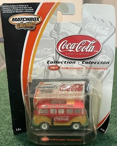 2002 Matchbox Collectibles 1967 Red Coca Cola Volkswagen Transporter Bus Read  - Picture 1 of 4