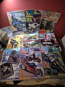 Motorcycle International Magazine 80s 90s Retro Vintage 88 89 - Picture 1 of 3