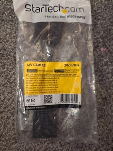 StarTech 8in LFH 59 Male to Dual Female DisplayPort DMS 59 Cable - Picture 1 of 4