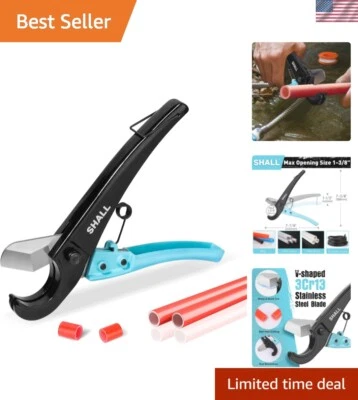 Lightweight Aluminum PEX Cutter with V-Shaped Steel Blade for Clean Cuts - Image 1 of 4