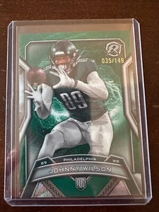 2024 Topps Resurgence Johnny Wilson Rookie Teal Surge /149 Philadelphia Eagles - Bild 1 von 3