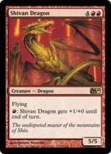 Japanese Shivan Dragon ~ Near Mint Magic 2010 M10 Foreign MTG Magic UltimateMTG