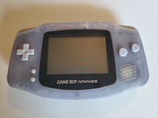 Nintendo Game Boy Advance Glacier Handheld System Used