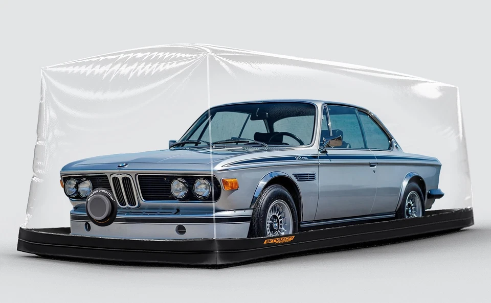 Cápsula inflable protección Amazon cubierta burbuja coche BMW 2800 CS 3.0 CSL E9 Foto 1 de 4