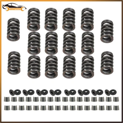 Kit de molas de válvula com retentores de aço travas HD para Chevrolet SBC 327 350 400 - Imagem 1 de 4
