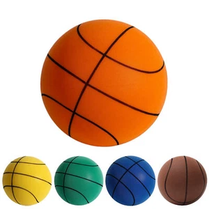 Dribbling Training Silent Basketball Handle Airless Foam Ball Indoor Sports Toy - Picture 1 of 27