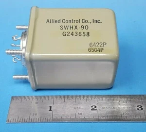 RELAY, ALLIED CONTROL, SWHX-90, 5945-00-565-0085, HMDX-3-C-13.800 ( ONE ) - Picture 1 of 9