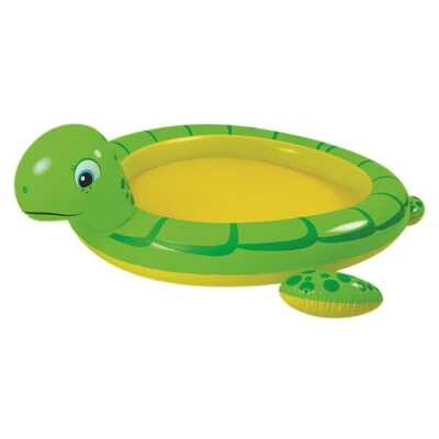 JILONG Turtle Spray Pool 215x189x61 Kinderpool Planschbecken Schwimmbecken mit Sprüher