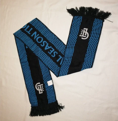 RARE MLS Charlotte CLT FC Soccer Inaugural Season Ticket Holder Scarf USED Cover