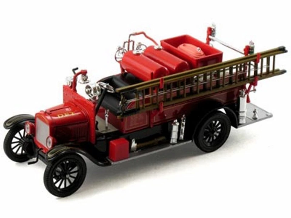 1926 FORD MODEL T DETROIT FIRE TRUCK 1/32 DIECAST CAR BY SIGNATURE MODELS 32313 - Image 1 of 1