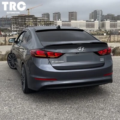 Luces traseras LED de lente roja para Hyundai Elantra 2017-2018 luces traseras cereza 4 piezas Foto 1 de 4