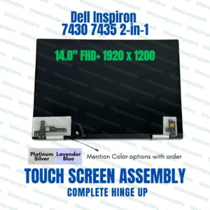 Dell Inspiron 7435 2-in-1 14" FHD+ Touch Screen Display Assembly Neptune - Afbeelding 1 van 8