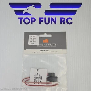 Spektrum SPMAJST6 12" QD Remote Receiver Extension Cable - Picture 1 of 1