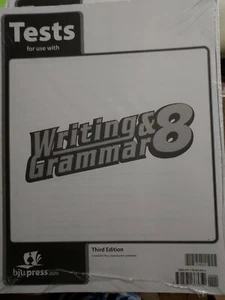 Writing and Grammar 8 Tests (tests only for 1 Student (Other, Revised edition) - Imagen 1 de 3