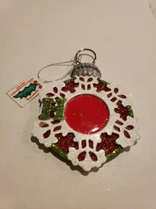Holly Adler personalized Snowflake Ornament christmas ornament Letter H - Picture 1 of 3