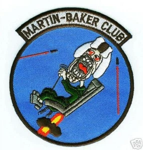 VIETNAM ERA MARTIN BAKER CLUB MK5 MK7 INSEGNE SEDILE ESPULSIONE TOPPA ferro su - Foto 1 di 1