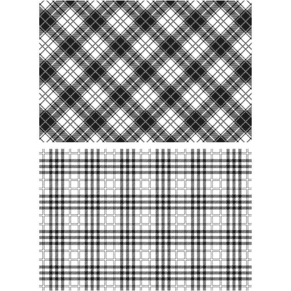 НОВЫЙ набор резиновых зажимных штампов Tim Holtz Stampers Anonymous «PERFECT PLAIDS» 2019 - Изображение 1 из 1