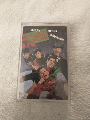 NEW KIDS ON THE BLOCK Cassette Tape MERRY MERRY CHRISTMAS Pop Holiday NKOTB Rare - Image 1 of 3