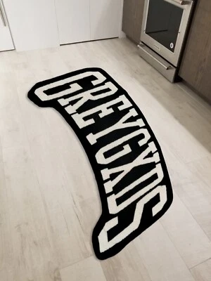 Alfombra de piso Ramírez Grey Gods G59 alfombras sala de estar alfombra moderna con acento de lana Foto 1 de 4