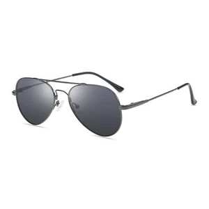 Retro Pilot Titanium Alloy Gradient Grey Tint Reading Glasses Sunglasses Readers - Picture 1 of 5