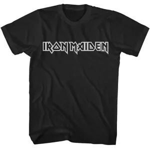 Iron Maiden Classic Logo Men's T Shirt - Picture 1 of 4