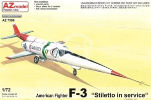 American Fighter F-3 "Stiletto in service" AZmodel AZ7598 skala 1/72 - Zdjęcie 1 z 2