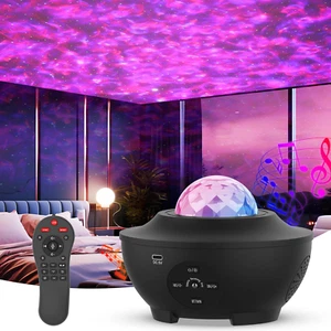 Star Projector Galaxy Light Projector, Ocean Wave Projector for Bedroom with Whi - Picture 1 of 6