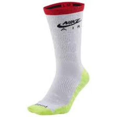 Nike Men's Air Max Day 3-26 Crew SNKR Socks - CU8336 100 - White - L (8-12) NWT - Image 1 of 4