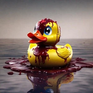 Yellow Rubber ducky Extreme Horror Edition 3 Piece Set 1 Of 3 - Picture 1 of 3