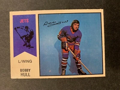 1974-75 O PEE CHEE WHA #50 BOBBY HULL WINNEPEG JETS HOCKEY CARD EX/MT NM - Image 1 of 2