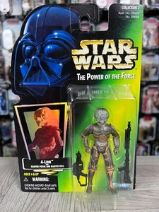 Star Wars - Power of the Force - 4-LOM - grüne Hologrammkarte - Bild 1 von 2