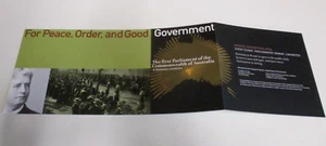 For Peace, Order & Good Government - Parliament House Exhibition Program - 2001 - Bild 1 von 7