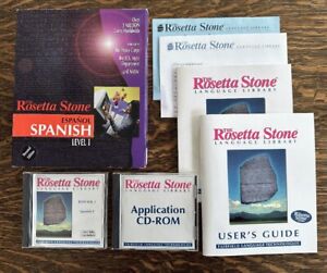 The Rosetta Stone Level 1 Spanish CD-ROM Personal edition 2000