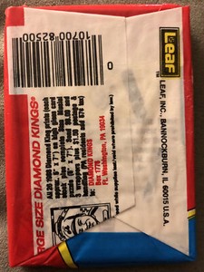 1988 Donruss Wax Pack Dwight Evans Diamond Kings Red Sox Showing On Bottom Back